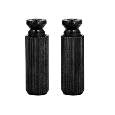 Immagine di RiToEasysports Tremolo Anchor Stud, 2 Pezzi 8mm Chitarra elettrica Regolabile Studs Bridge &amp; Ancore con Lega di Rame e Zinco per Floyd Rose.(Nero)
