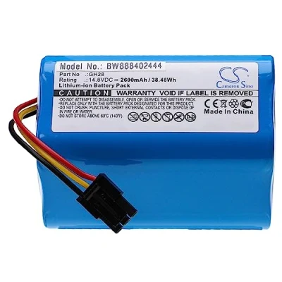 Immagine di vhbw batteria compatibile con TCL S15, S16, S18 aspirapolvere home cleaner (2600mAh, 14,8V, Li Ion)