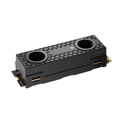 Immagine di Corsair MP700 PRO Hydro X Series 4TB M.2 PCIe Gen5 x4 NVMe 2.0 SSD 2280 Fino a 12.400MB/sec in Lettura Sequenziale NAND TLC ad Alta Densità Water Block Preinstallato Nero
