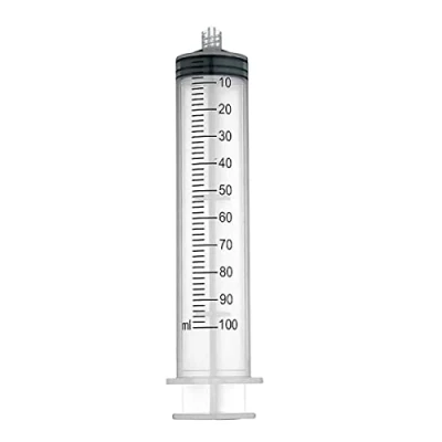 Immagine di 1 Pack 100ml Luer Lock Syringe, Plastic Syringes with Tip No Needle for Scientific Lab