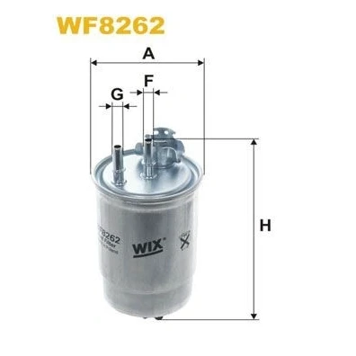 Immagine di WIX FILTERS WF8262 Filtro Carburante per condotti/circuiti 8 FIAT: Punto II Hatchback, Doblo I Cargo, Station Wagon