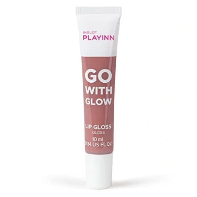 Immagine di Inglot Playinn Gloss Labbra Go With Glow Formula Idratante per delle Morbide e Lisce Tonalità Fruttate Finitura Brillante Lip Gloss, 10 ml No. 23