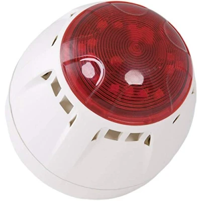 Immagine di ComPro Segnalatore combinato LED Chiasso Razor Rosso Luce flash, Tono continuo 12 V/DC, 24 V/DC 100 dB