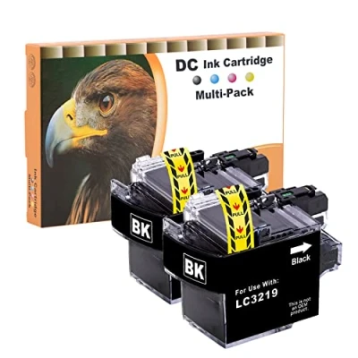 Immagine di D&amp;C LC3219 XL Cartuccia d&#039;inchiostro compatibile per Brother LC 3217 3219 Nero MFC J5330DW J5335DW J5730DW J5930DW J6530DW J6930DW J6935DW (2 Pack)