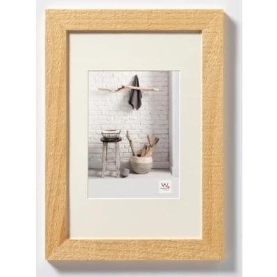 Immagine di walther design naturale 50 x 70 cm con passe partout, Cornice Home in legno HO070H