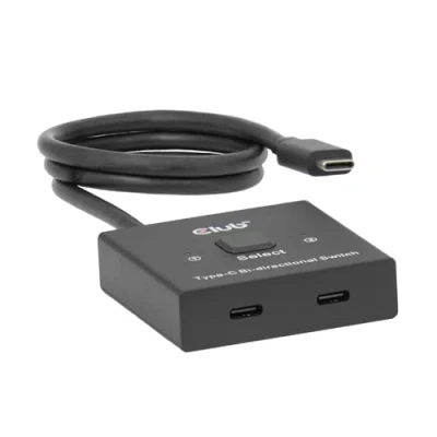 Immagine di club3D CSV 2511 Interruttore USB C® (USB 3.2 Gen 2) Utilizzo bidirezionale, Display a LED