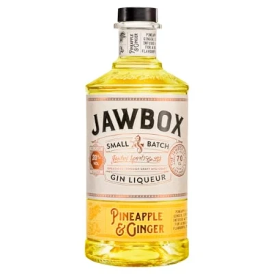 Immagine di Jawbox Small Batch Pineapple &amp; Ginger Gin Liqueur 20% Vol. 0,7l