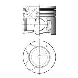 Immagine di KOLBENSCHMIDT 41251610 Pistone 85,6 CITROËN: C4 II Hatchback