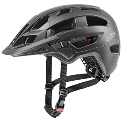Immagine di uvex finale 2.0 Tocsen, casco MTB sicuro unisex, incl. sensore di caduta regolazione individuale delle dimensioni, black matt, 56 61 cm