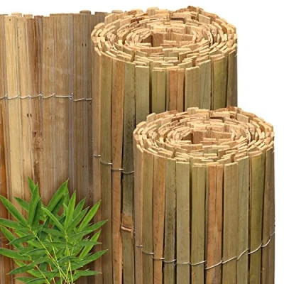 Immagine di Sol Royal schermo privacy in bambù SolVision B89 100x300 cm Stuoia FSC® per giardino e balcone Robusto naturale resistente alle intemperie
