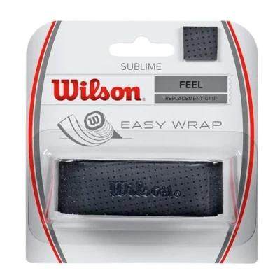 Immagine di Wilson Grip WRZ4202BK Impugnatura Sublime Grip, Base, Unisex, Nero, 1 Unità