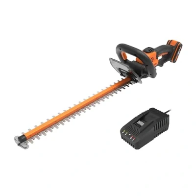 Immagine di Tagliasiepi a Batteria WORX WG264E 20V Max. 20 V 2 Ah e caricatore incluso PowerShare lama doppia lunghezza 56 cm Distanza tra i denti mm