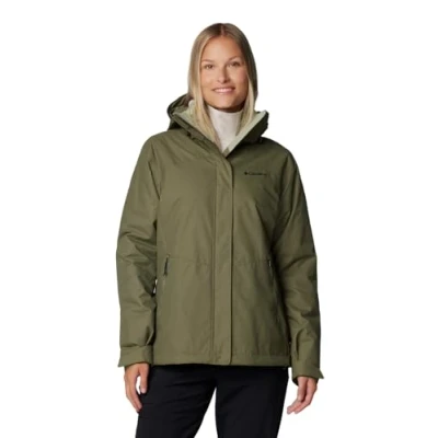 Immagine di Columbia Bugaboo Fleece Interchange Jacket, Giacca Invernale 3 In 1 Donna, Stone Green, Taglia M