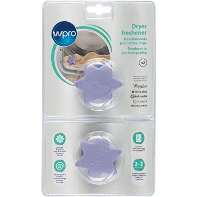 Immagine di Wpro Deostar deodorante asciugabiancheria lavanda confezione di 2 pezzi 484000008549