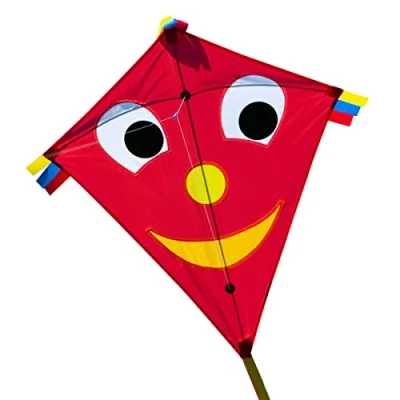 Immagine di CIM Aquilone Happy Eddy Red per etá Superiore ai 3 Anni Dimensioni: 67x70cm incl. Filo e Coda
