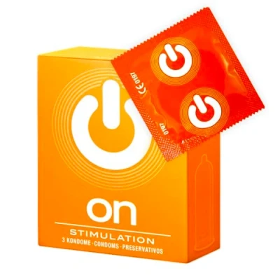Immagine di ON) preservativi Stimulation a punti 3