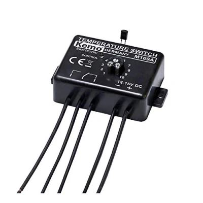 Immagine di Kemo M169A Electronic Interruttore di temperatura Componente sfuso 12 V/DC 0 100 C