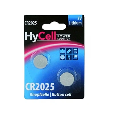 Immagine di HyCell Batteria a bottone CR 2025 3 V 2 pz. 140 mAh Litio
