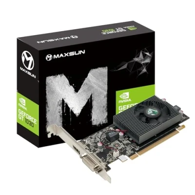 Immagine di Scheda Video MAXSUN Nvidia GEFORECE GT 1030 2GB GDDR5 64 bit grafica a basso profilo GPU PCIe 3.0 DirectX 12 ITX HDCP Ready