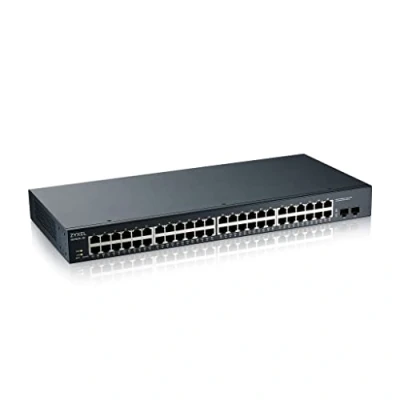 Immagine di ZYXEL Smart Switch Gigabit Ethernet a 48 porte (GS1900 48) gestito, montaggio su rack, protezione vita limitata