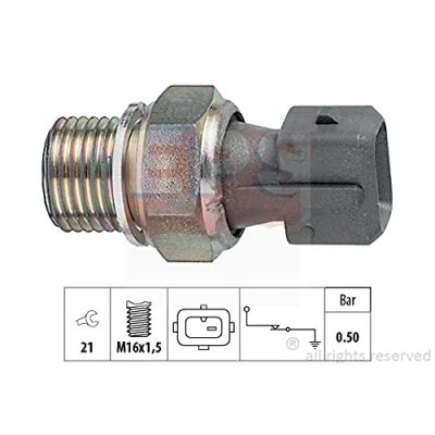 Immagine di EPS 1.800.116 Bulbo Pressione Olio M16x1,5 0,5bar Made in Italy OE Equivalent PEUGEOT: 207 CC, Hatchback, 307 SW, CITROËN: C3 Picasso