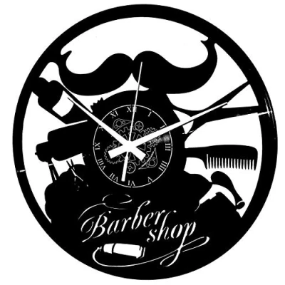 Immagine di Instant Karma Clocks Orologio in Vinile da Parete Parrucchiere Salone Bellezza Barbiere Barber Shop