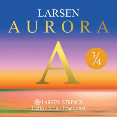 Immagine di LARSEN STRINGS Corde per violoncello Aurora A 3/4 Medio