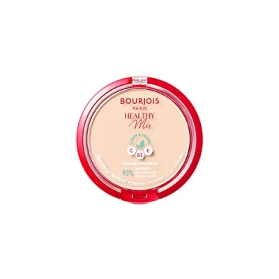 Immagine di Bourjois Healthy Mix Clean Cipria Compatta Formula &amp; Vegana Con Vitamina C, e B5 01 Ivory, 11g