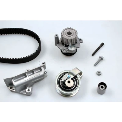 Immagine di HEPU PK05692 Pompa Acqua + Kit Cinghia Distribuzione con ammortizzatore serraggio, Rullo tenditore 120 AUDI: A4 B6 Avant, A3 Hatchback, Sedan