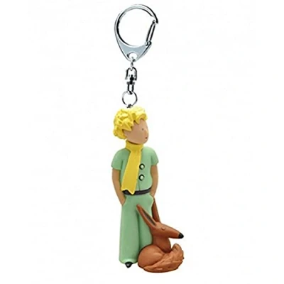 Immagine di Plastoy Piccolo Principe con Volpe Le Petit Prince Portachiavi, Multicolore, 61027