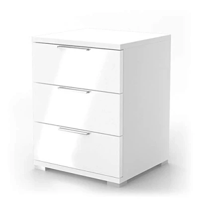 Immagine di Vicco comodini camera da letto Florenz, Bianco lucido, 46.2 x 60 cm