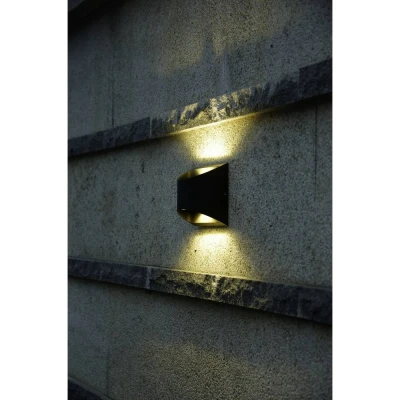 Immagine di Lutec DODD AL5006 SW SMD Lampada da parete per esterni a LED (monocolore) 6 W Nero