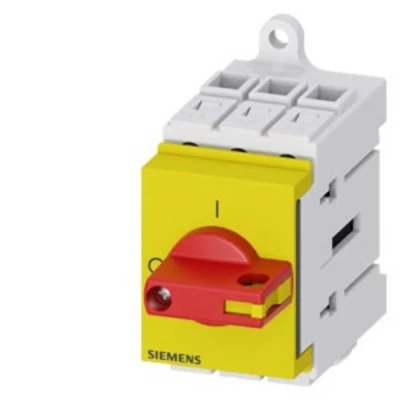 Immagine di Interruttore sezionatore Rosso, Giallo 3 poli 16 mm² A 690 V/AC Siemens 3LD30300TK13