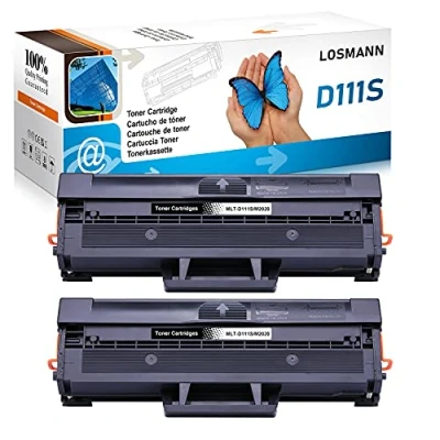 Immagine di LOSMANN 2x Toner compatibile per Samsung MLT D111S D111L Xpress M2020 M2020W M2021 M2021W M2022 M2022W M2026 M2026W M2070 M2070F M2070FW M2070W M2071FH M2071FW M2071HW M2078 M2078F