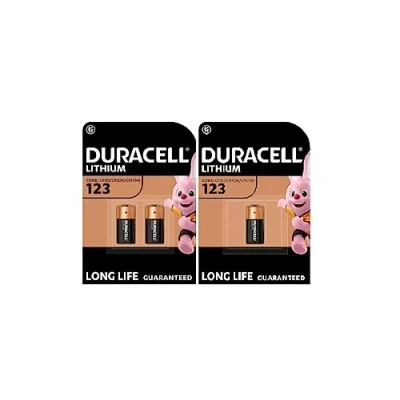 Immagine di 3X Duracell 123 Batterie Lithium (1 Blister Da 2 + 1 Batteria) 3 Pile (CR123 / CR123A CR17345)