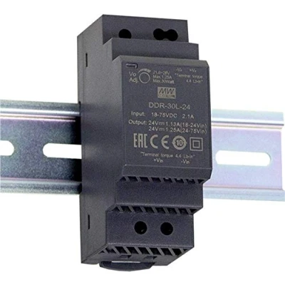 Immagine di Mean Well DDR 30L 12 Convertitore DC/DC per guida DIN V/DC 2.5 A 30 W Num. uscite:1 x Contenuto 1 pz.