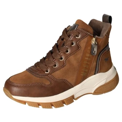 Immagine di MUSTANG 1481 501, Scarponi con Lacci Donna, Cognac, 38 EU