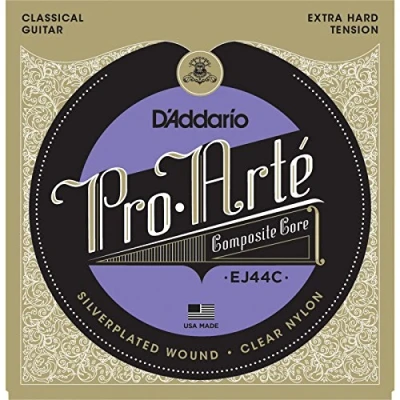 Immagine di D&#039;Addario Corde Chitarra Classica Nylon Set Di 6 Per EJ44C Tensione Extra Dura