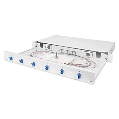 Immagine di Digitus DN 96330/9 Patchpanel per fibra ottica 6 Porte LC pronto alluso 1 U