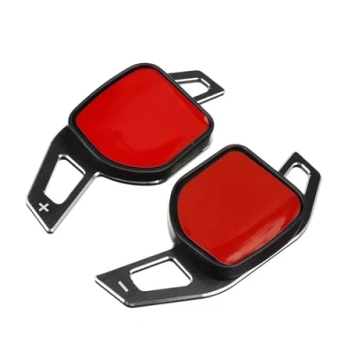 Immagine di TaoZong Palette del Cambio per Audi A1 S1/A3 S3 RS3/A4 S4 RS4/A5 S5/A6 S6/A7 S7/A8 S8 R8/Q3 SQ3/Q5,Palette al Volante dell&#039;auto Estensioni Volante,A Black
