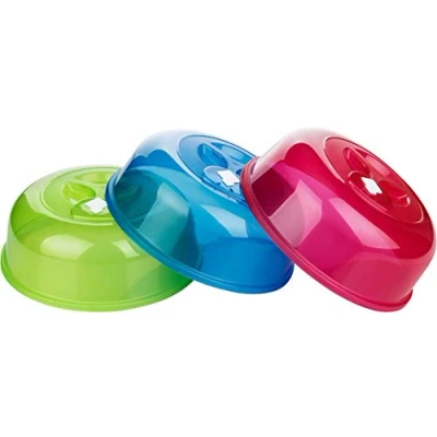 Immagine di Kigima Coperchio microonde XL Set di 3 con Fori sfiato in Diversi Colori