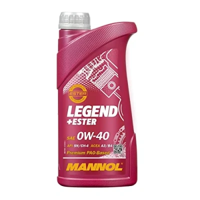 Immagine di MANNOL Legend + Ester, 0 W 40 Olio Motore API SN/CF, 1 litro