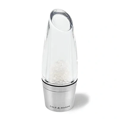 Immagine di Cole &amp; Mason H308892P Milston Macina Sale, Precision+/Macinatura Regolabile, Acciaio inossidabile/Acrilico, 160mm, Include 1 x Mulino, Garanzia a Vita sul Meccanismo