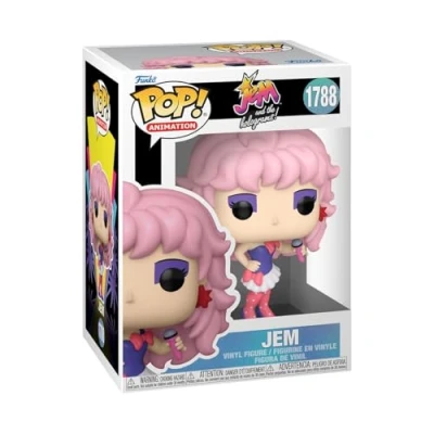 Immagine di Funko POP! Animation: Jem And The Holograms Jerrica Benton Figura in Vinile da Collezione Idea Regalo Merchandising Ufficiale Giocattoli per Bambini e Adulti TV Fans