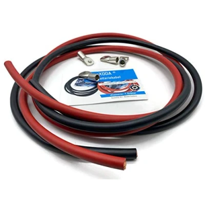 Immagine di eXODA cavo della batteria 70mm2 4x capocorda M8 ogni 2m di rosso e nero