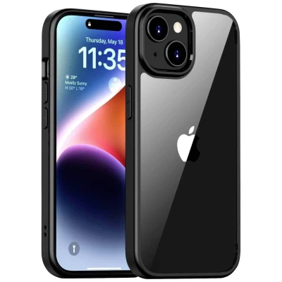 Immagine di JT Berlin Pankow Hybrid Backcover per cellulare Apple iPhone 15 Plus Nero, Trasparente