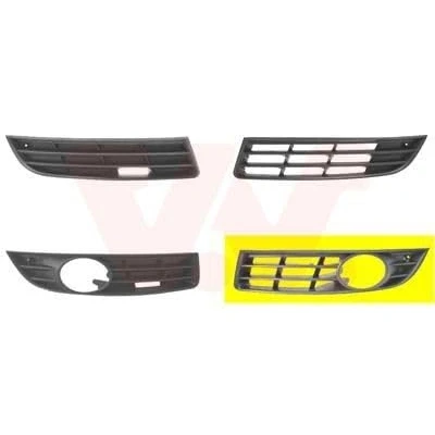 Immagine di VAN WEZEL 5839593 Griglia Paraurti con foro/fori per fendinebbia anteriore Sx VOLKSWAGEN: Passat B6 Variant, Sedan