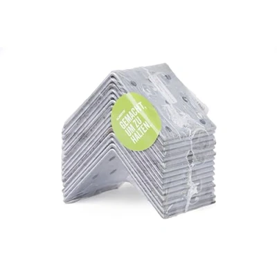 Immagine di Alberts 330545 Squadretta di giunzione angolare multiforo, zincata con procedimento Sendzimir, 60 x mm, Set da 15