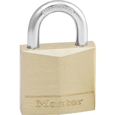 Immagine di Master Lock 130EURD Lucchetto con Chiavi in Ottone, Oro, 4.9 x 3 1.2 cm