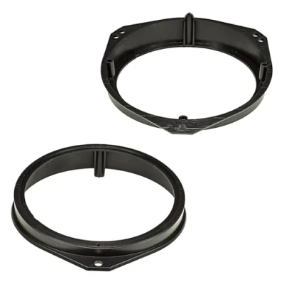 Immagine di tomzz Audio 2839 009 Staffe adattatrici per anelli altoparlanti compatibili con porta anteriore Opel Corsa B C Tigra Meriva Vivaro Combo DIN da 165 mm